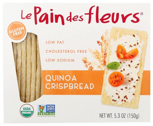 Le Pain - des fleurs Organic Crispbread Quinoa | Pack of 6