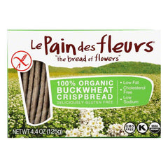 Le Pain des Fleurs Crispbread, Buckwheat
 | Pack of 6 - PlantX US