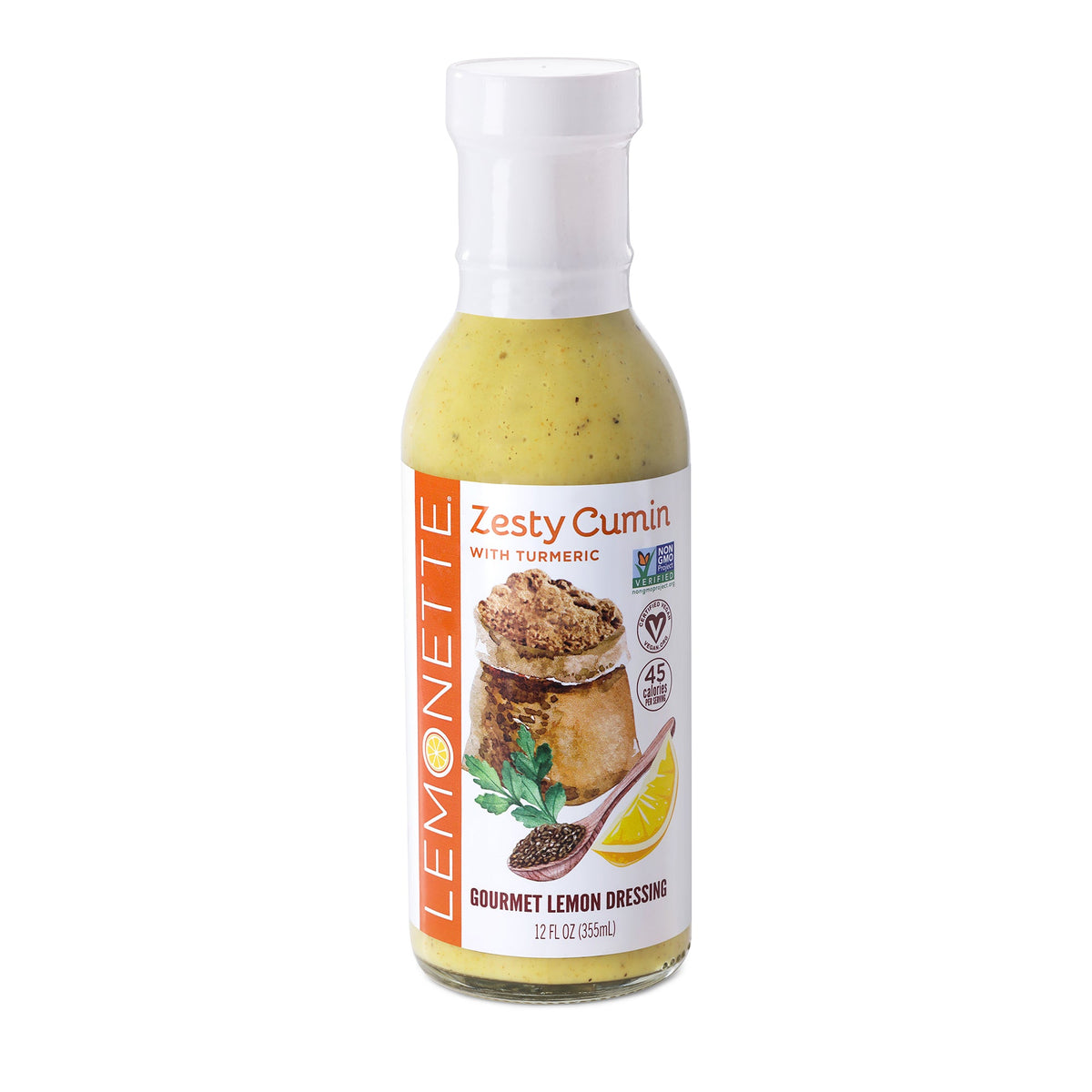 Lemonette Dressings Dressing Zesty Cumin, 12 oz
 | Pack of 6 - PlantX US