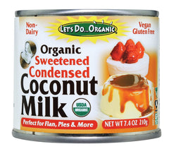 Let's Do Organic Sweetened Condensed Coconut Milk 7.4 oz
 | Pack of 6 - PlantX US