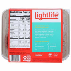 LightLife - Plant-Based Burgers, 8oz product nutrition facts