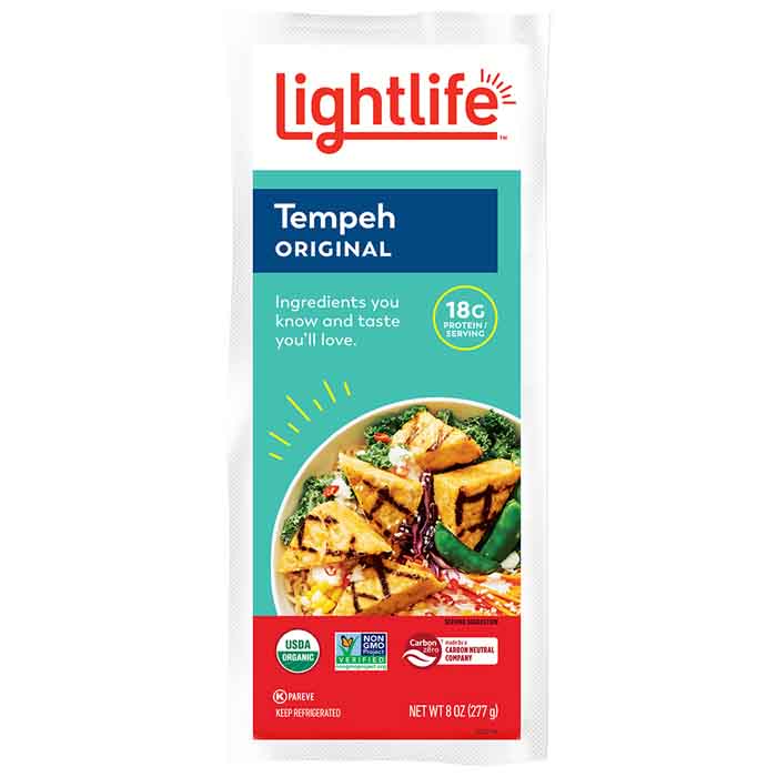 Lightlife - Tempeh - Original Soy, 8.8oz