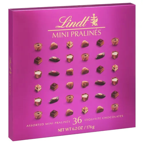 Lindt - Mini Pralines Magenta , 6.2oz  Pack of 8