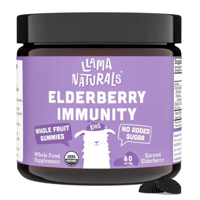 Llama Naturals - Elderberry Immunity Gummies for Kids