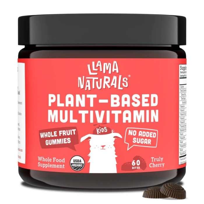 Llama Naturals - Multivitamin Bites for Kids Cherry