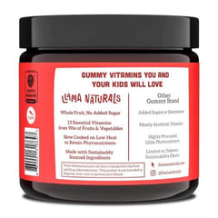 Llama Naturals - Multivitamin Bites for Kids cherry back