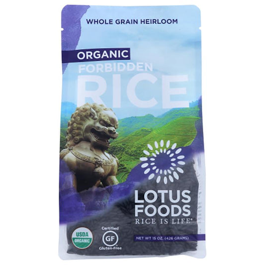 Lotus Foods Forbidden Rice, 15 oz