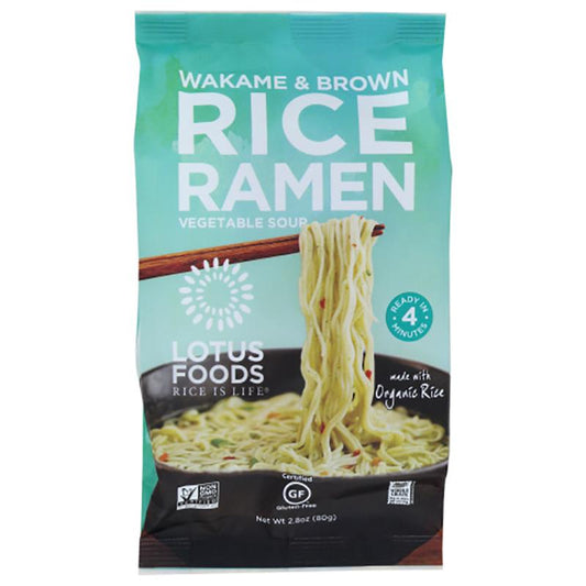 Lotus Foods Ramen - Wakame _ Brown Rice, 2.8 oz