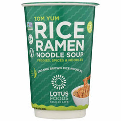 Lotus Foods - Tom Yum Rice Ramen Noodle Soup Cup, 2oz