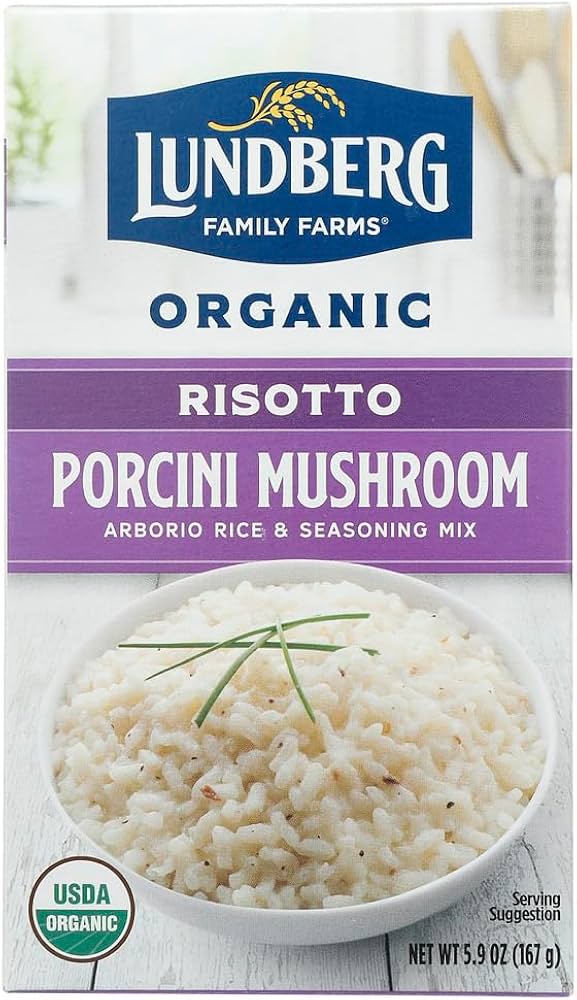 Lundberg - Organic Risotto Porcini Mushroom, 5.9 Oz  | Pack of 6