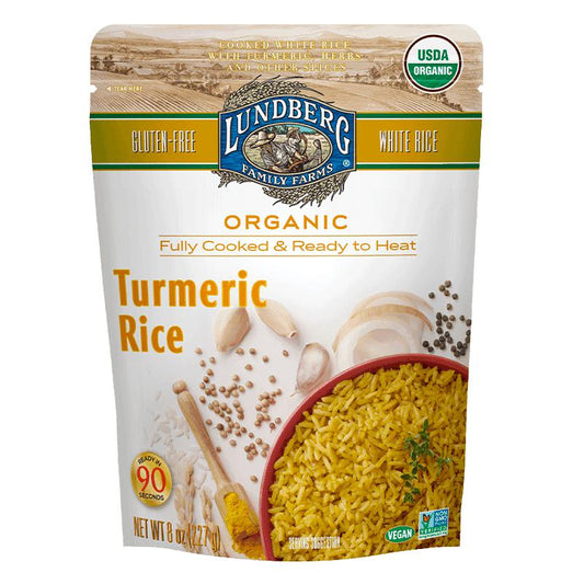 Lundberg Ready to Heat Rice - Turmeric, 8 oz