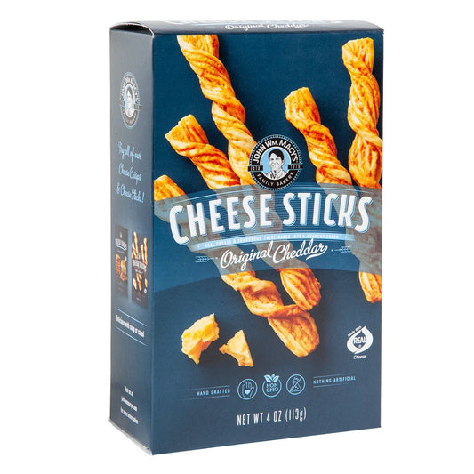 MACYS - CHEESE STICKS CHEDDAR, 4 OZ - Pack of 8