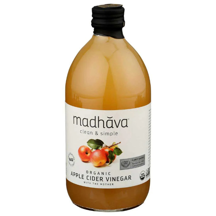 MADHAVA VINEGAR APPLE CIDER OG 16.9 OZ 