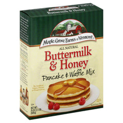 Maple Grove Farms - Buttermilk & Honey Pancake Waffle Mix, 24 OZ | Pack of 6