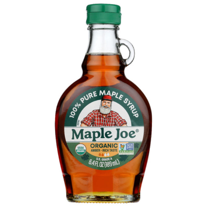 MAPLE JOE SYRUP MAPLE AMBER ORG 6.4 FO - Pack of 12