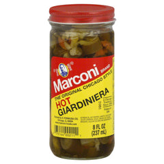 MARCONI GIARDINIERA HOT 8 OZ - Pack of 12