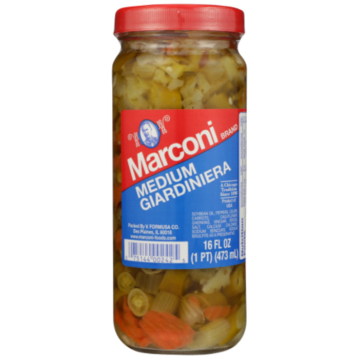 MARCONI GIARDINIERA MED 16 OZ - Pack of 12