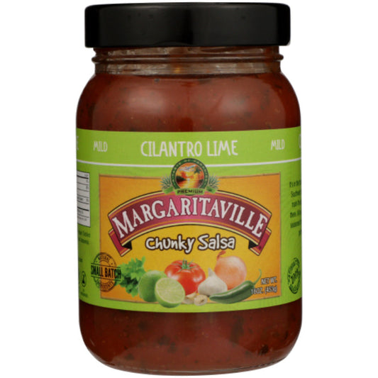 MARGARITAVILLE SALSA CILANTRO LIME 16 OZ - Pack of 6