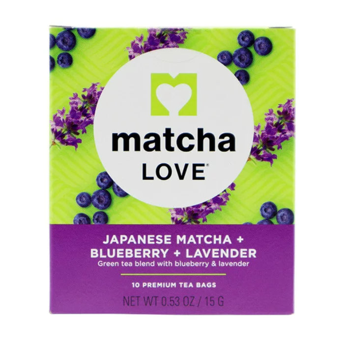 MATCHA LOVE - JAPANESE MATCHA BLUEBERRY LAVENDER, 0.53 OZ | Pack of 6