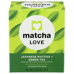 Matcha Love - Japanese Matcha + Green Tea, 10Bg - Pack of 6