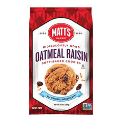 MATTS COOKIES COOKIES OATMEAL RAISIN 10.5 OZ 