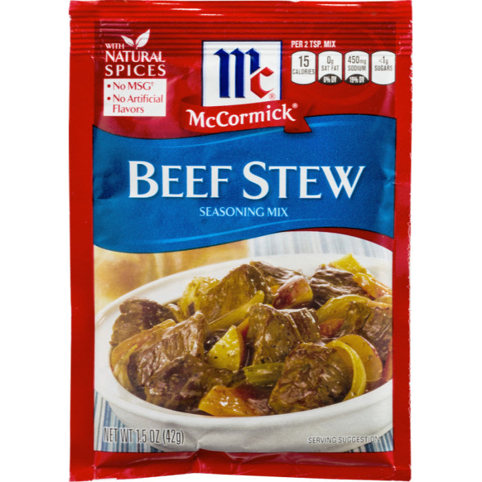 MC CORMICK MIX SSNNG BEEF STEW 1.5 OZ 