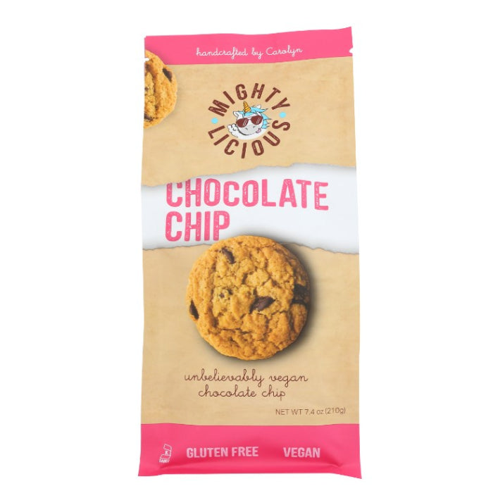 MIGHTYLICIOUS COOKIE CHOCOLATE CHIP 7.4 OZ - Pack of 6