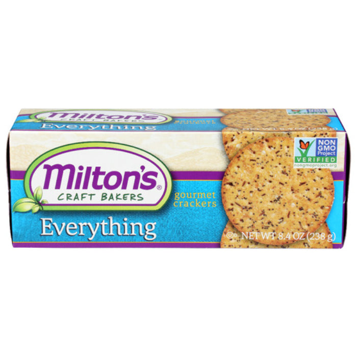 MILTONS CRACKER GOURMET EVERYTHNG 8.4 OZ - Pack of 8