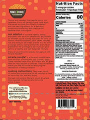 MIRACLE NOODLE - Ready-to-Eat Japanese Curry Noodles, 280 gm | Pack of 6