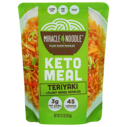 MIRACLE NOODLE - KETO MEAL TERIYAKI, 9 OZ | Pack of 6