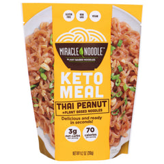 MIRACLE NOODLE - KETO MEAL THAI PEANUT, 9 OZ | Pack of 6