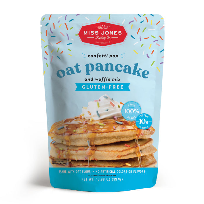 MISS JONES BAKING CO PANCAKE MIX CONFETTI OAT 13.99 OZ 