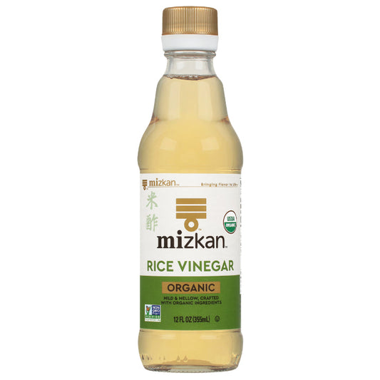 MIZKAN VINEGAR RICE NATRL 12 OZ - Pack of 6