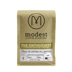 MODEST COFFEE ROASTERS COFFEE SO THE ENTHST 12 OZ - Pack of 6