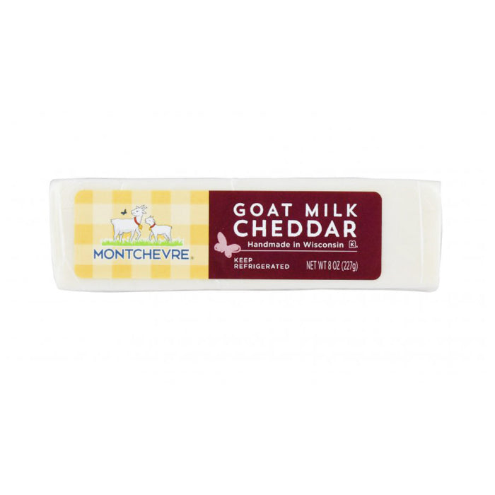 MONTCHEVRE CHESE BAR GOAT CHDR 8 OZ - Pack of 12