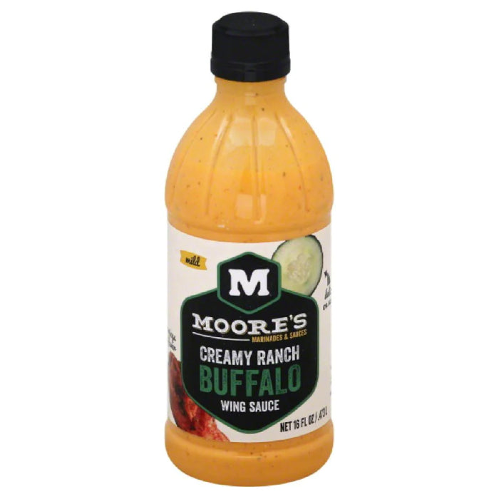 MOORE SAUCE BUFFALO WING RANCH 16 OZ - Pack of 6