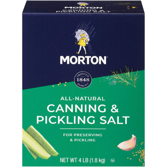 MORTONS SALT CANNING & PICKLING 4 LB - Pack of 9