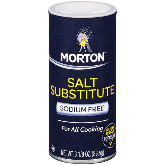MORTONS SALT SUBSTT PLAIN 3.18 OZ - Pack of 12
