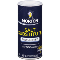MORTONS SALT SUBSTT PLAIN 3.18 OZ - Pack of 12