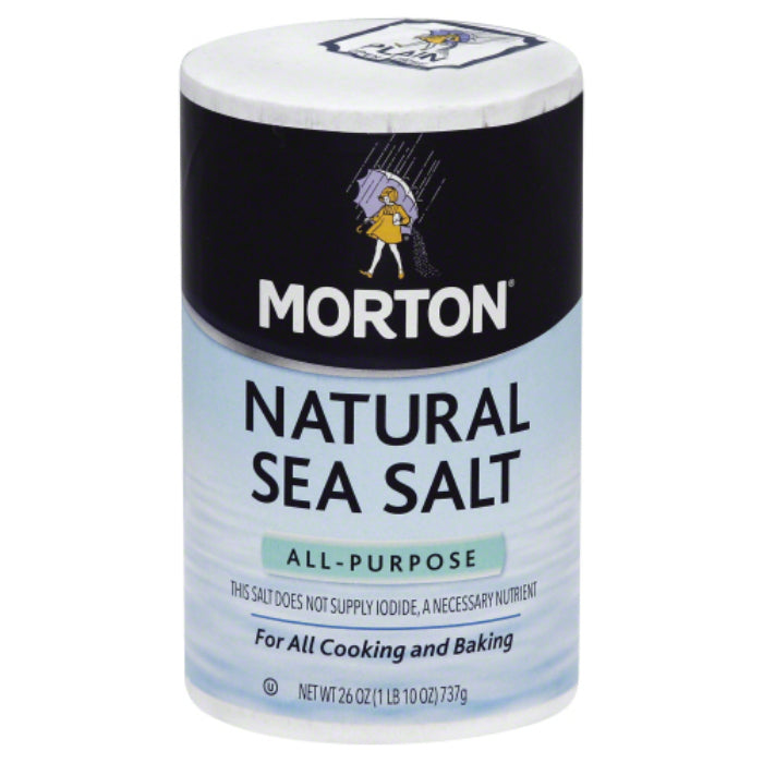 MORTONS SEA SALT ALL PURPOSE 26 OZ - Pack of 12