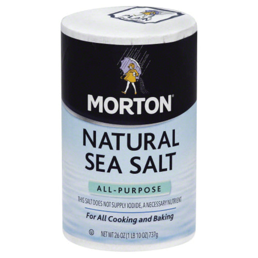 MORTONS SEA SALT ALL PURPOSE 26 OZ - Pack of 12
