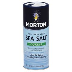 MORTONS SEA SALT COARSE 17.5 OZ - Pack of 12