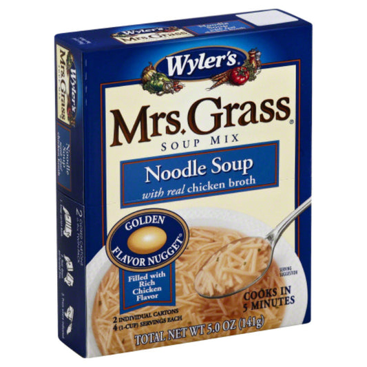 MRS GRASS MIX SOUP CHICKEN NOODLE 5 OZ - Pack of 12