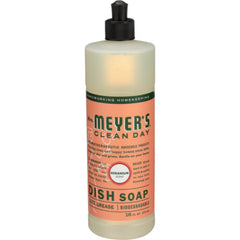 MRS MEYERS CLEAN DAY - DISH SOAP LIQUID GERANIUM, 16 OZ - Pack of 6