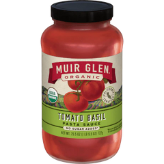 MUIR GLEN SAUCE PASTA TOMATO BASIL 23.5 OZ - Pack of 12