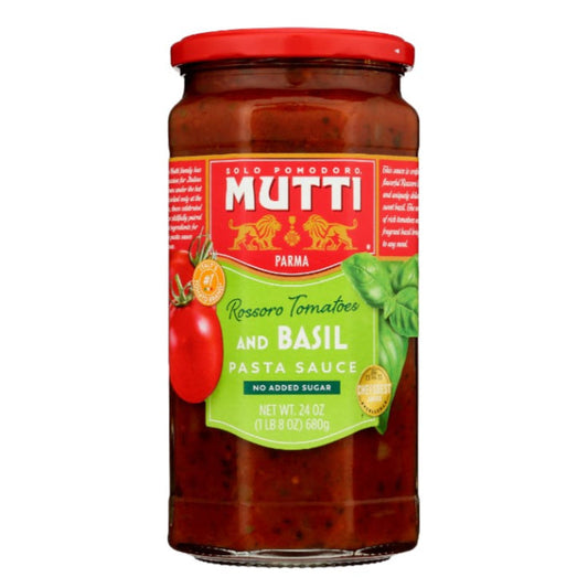 MUTTI SAUCE PASTA TOM & BASIL 24 OZ - Pack of 6