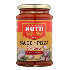 MUTTI SAUCE PIZZA GRLIC OREGANO 14 OZ - Pack of 6