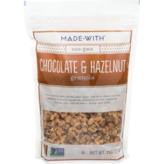 MADE WITH - DARK CHOCOLATE & HAZELNUT GRANOLA, 11 OZ - Pack of 6