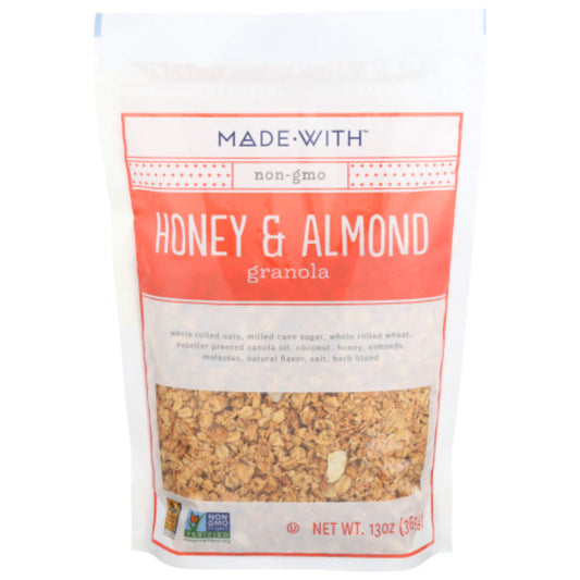 MADE WITH - HONEY & ALMOND GRANOLA, 13 OZ - Pack of 6