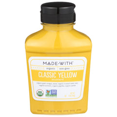 MADE WITH - ORGANIC MUSTARD YELLOW, 9 OZ - Pack of 6